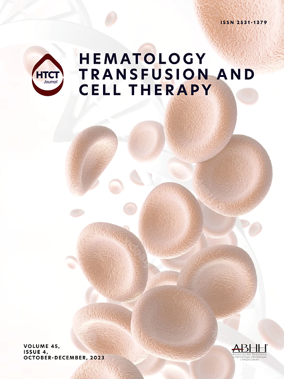 Go to journal home page - Hematology, Transfusion and Cell Therapy